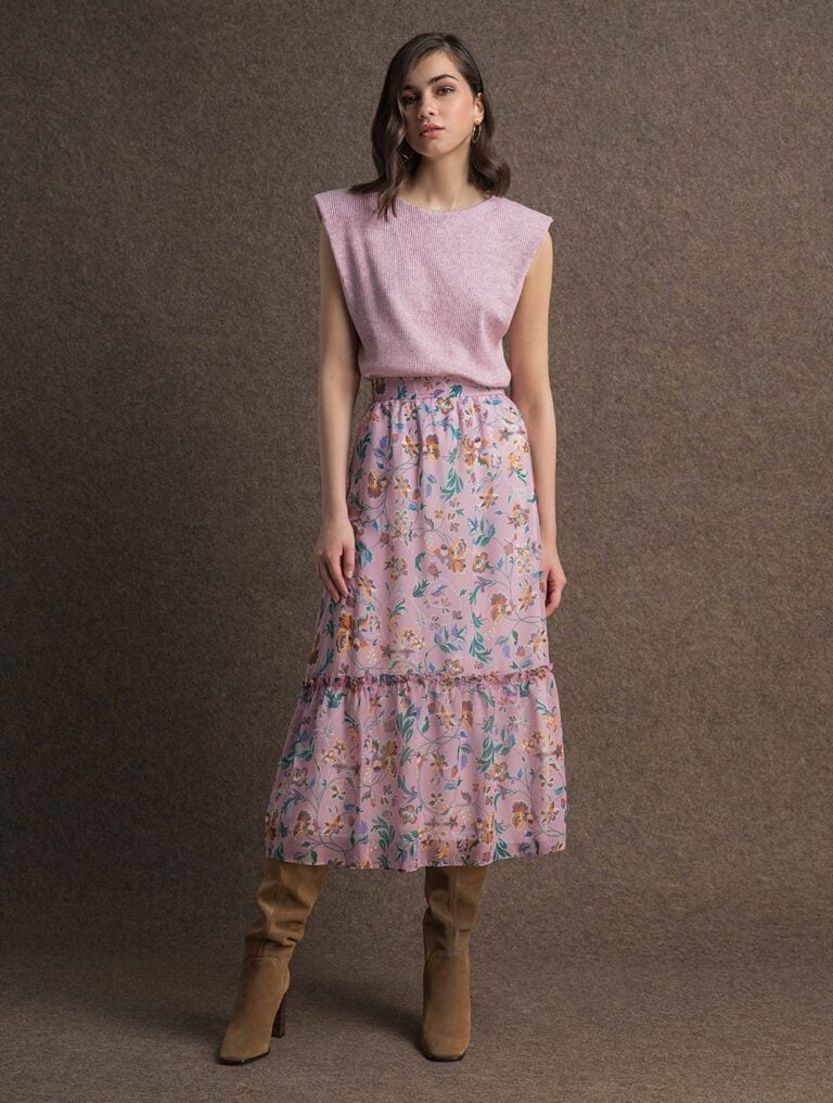 Melissa chiffon skirt FW 21/22