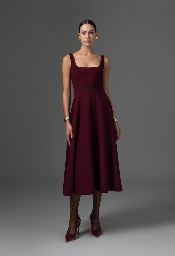 Anisa Dress Bordeaux FW 24/25