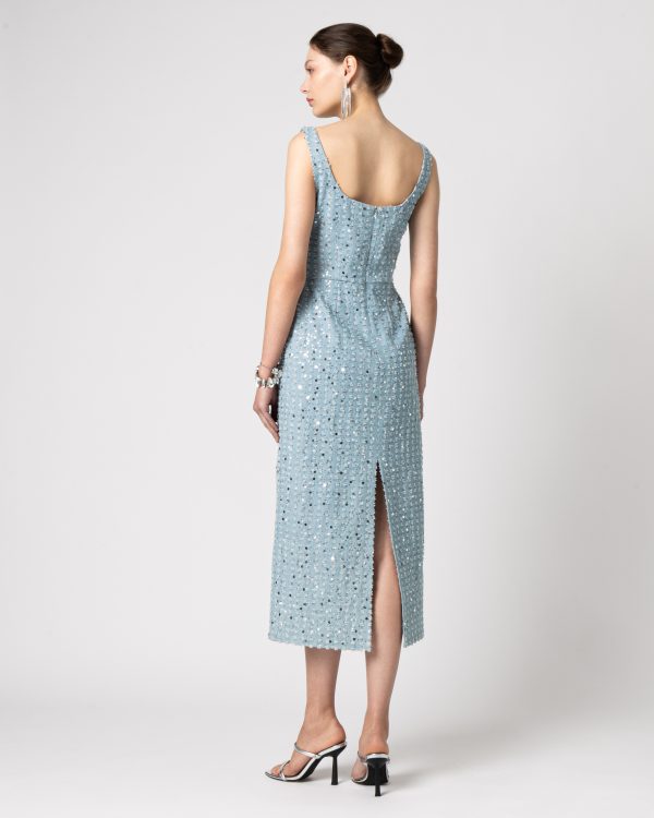 strapless open back dress Blair