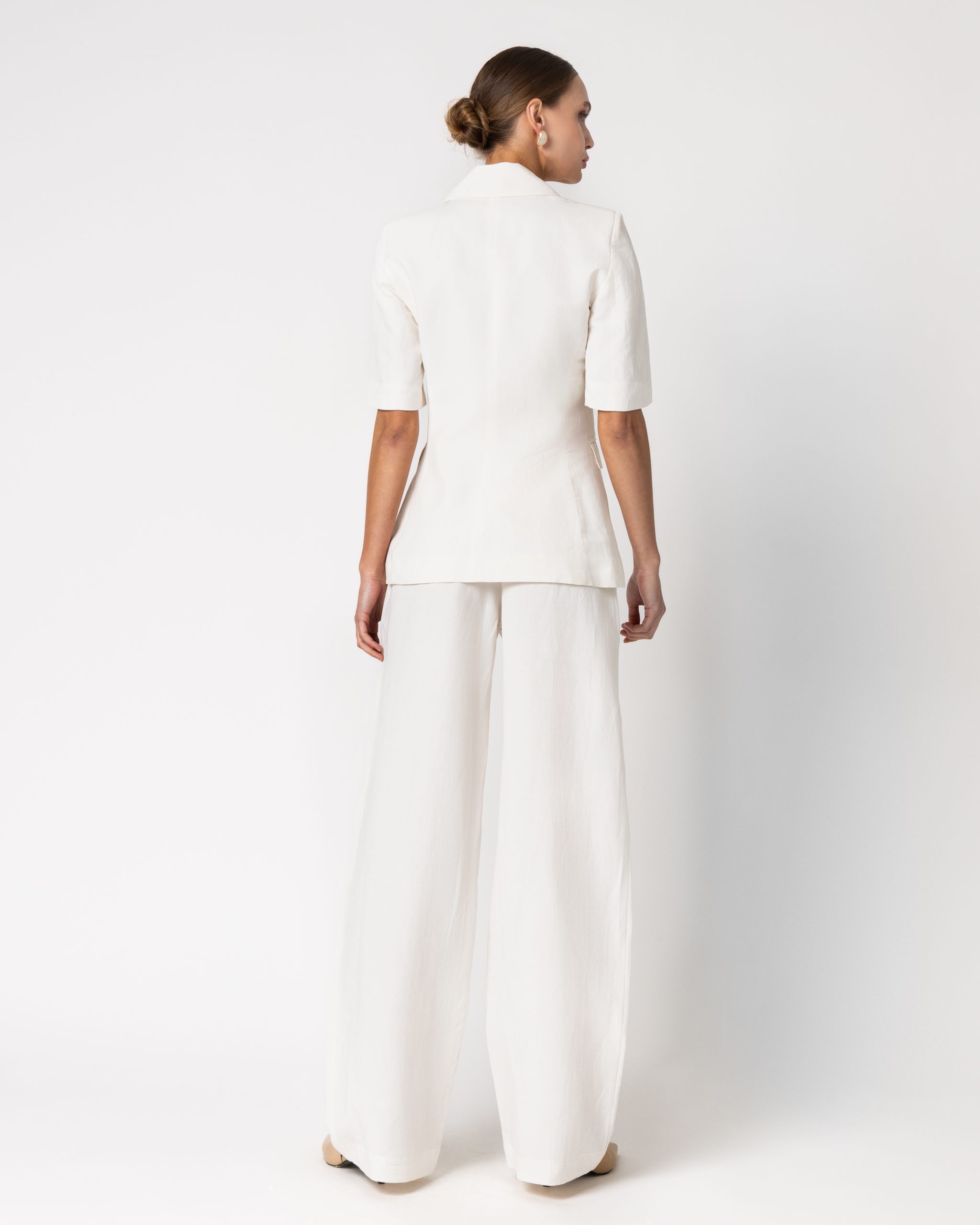 Eloise Linen Blend Blazer - FOREVERYOUNG THE LABEL