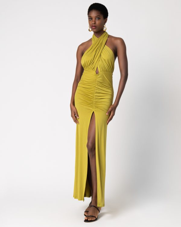 Persephone Dress Lime SS 2025