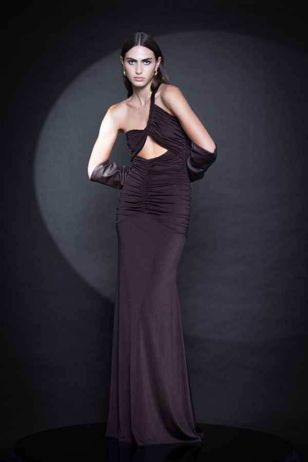 Salma Dress Brown FW 25/26