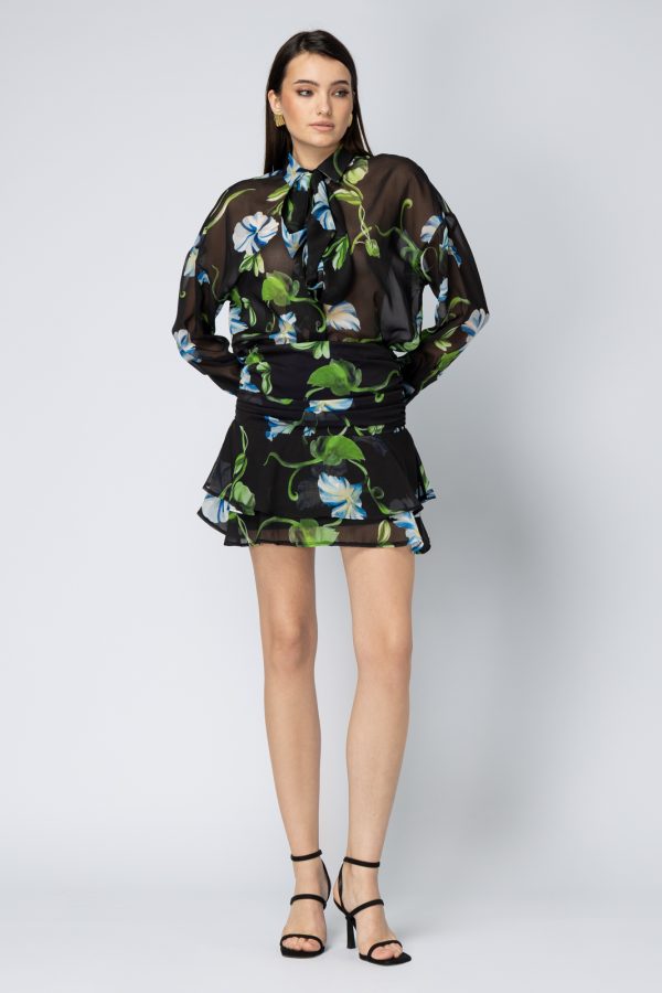 Noir Chiffon Shirt SS 2026