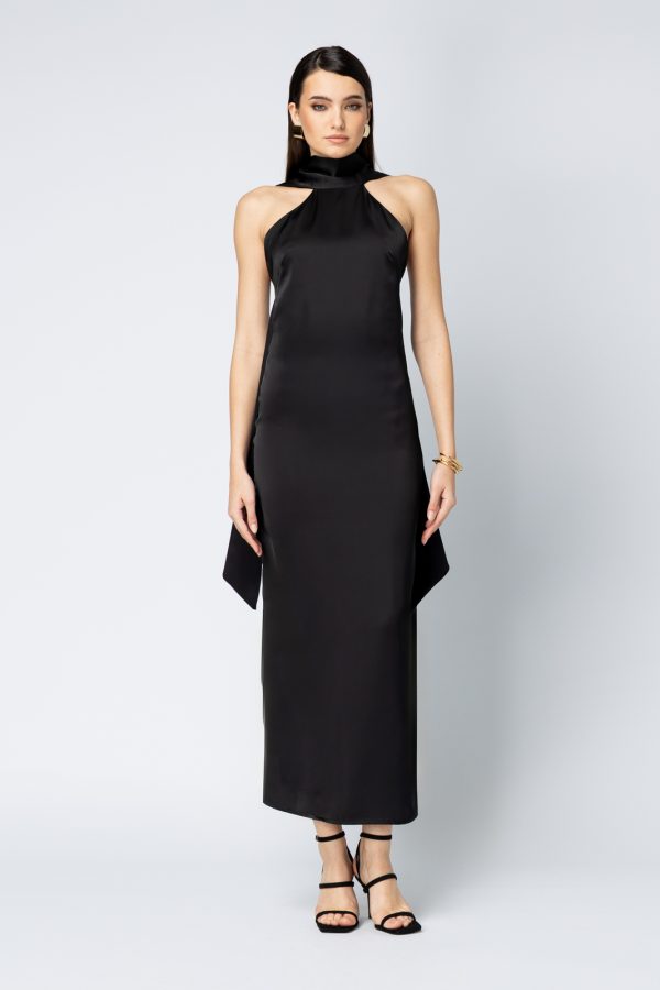 Sylvie Satin Midi Dress SS 2026